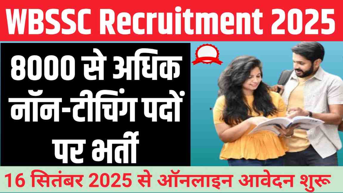 WBSSC Recruitment 2025: 8000+ Non-Teaching Posts Announced | Apply Online @westbengalssc.com